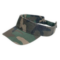 Pro Style Washed Camouflage Visor